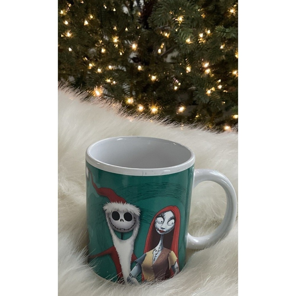 Disney Tim Burtons The Nightmare Before Christmas Mug  Jack And Sally Zero